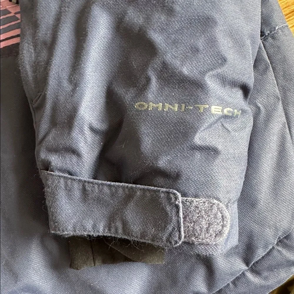 Columbia Blue Purple Patterned Omni-Heat Ski Outdoors Winter Jacket Size M 10/12